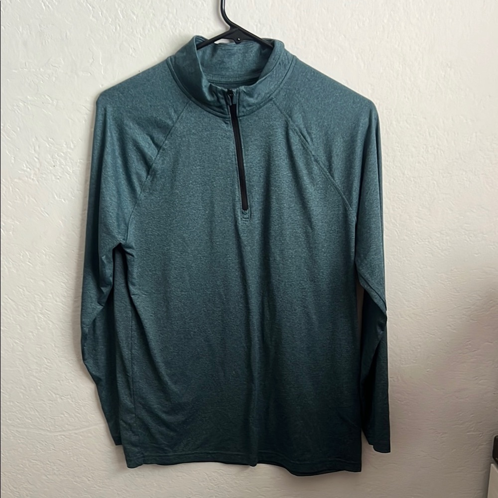 Old Navy Active Teal Quarter-Zip Top